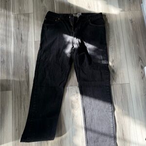 Levi's Men's Black Straight Jeans